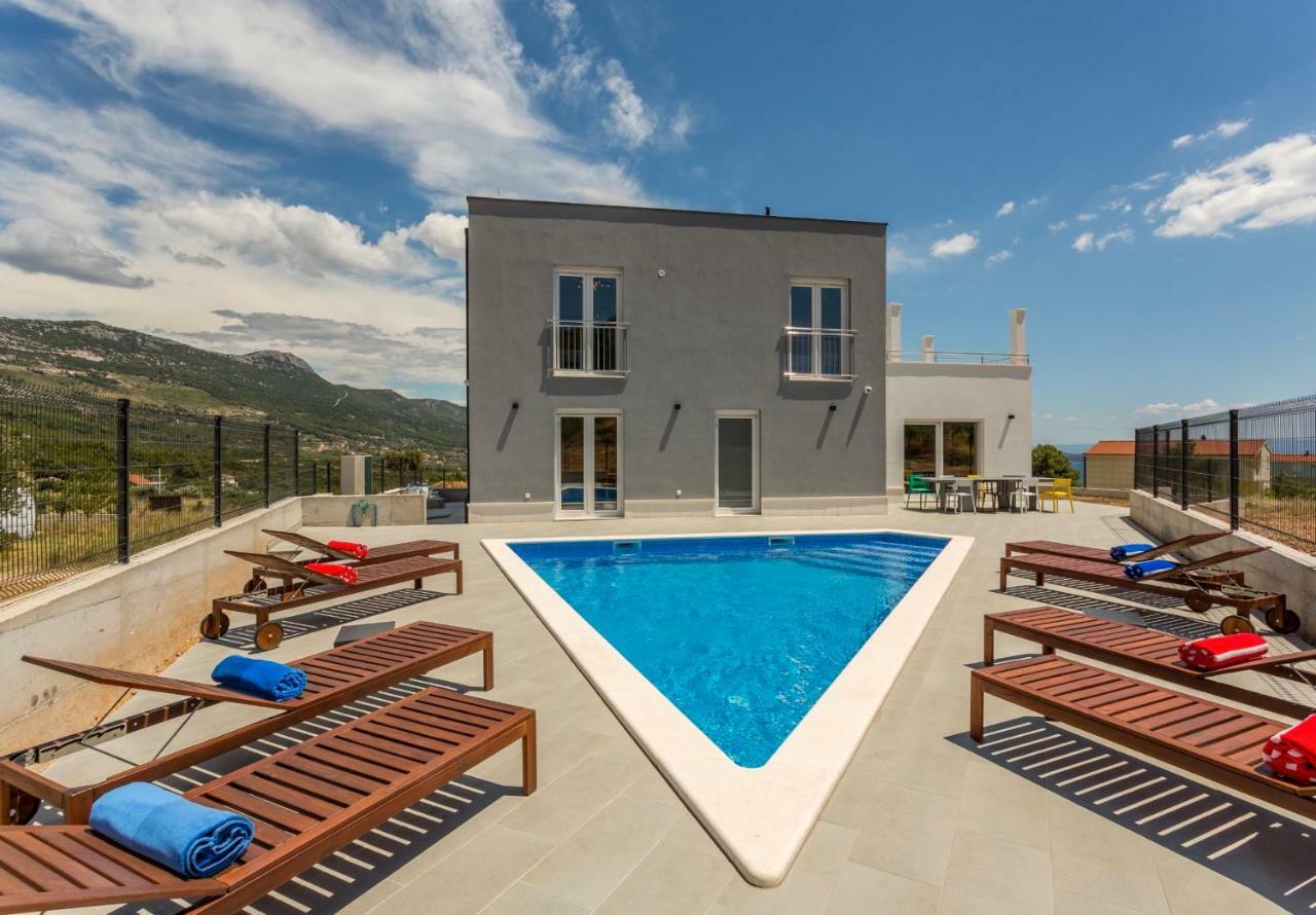 Villa Mila Kastela Kaštel Novi Exteriör bild